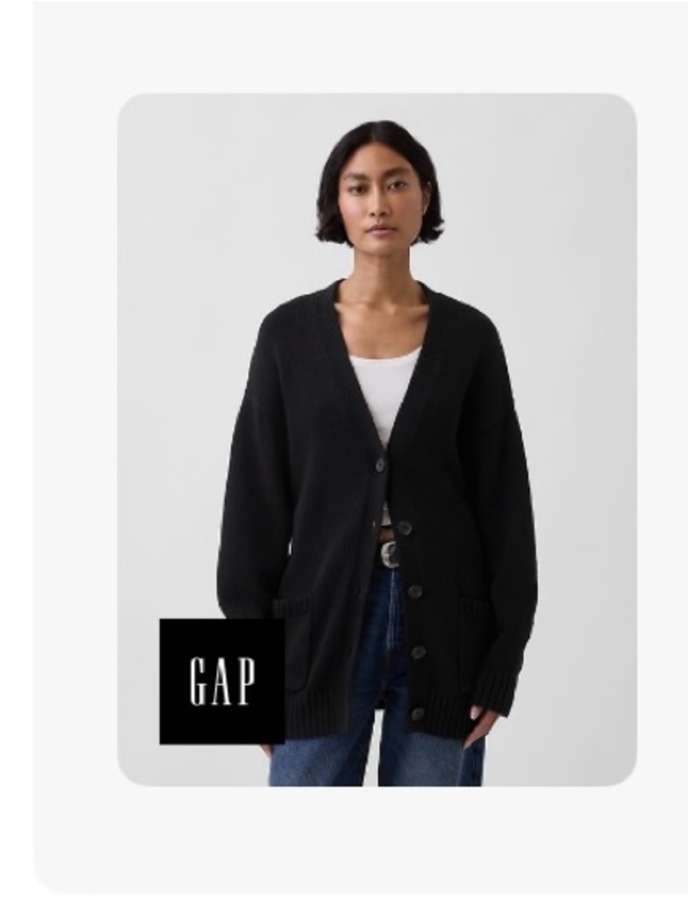GAP boyfriend cardigan